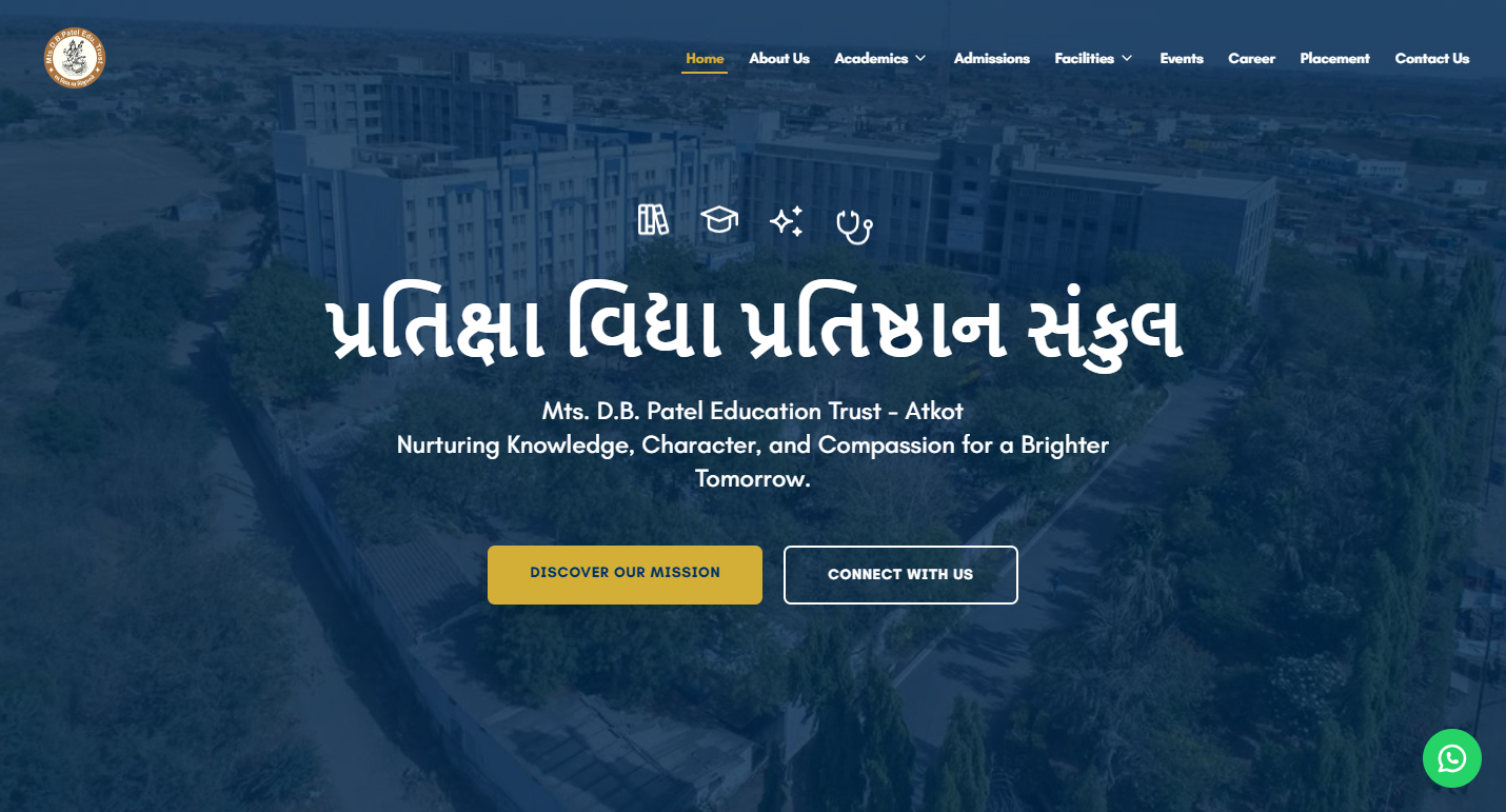 Shree MDBP organization web platform