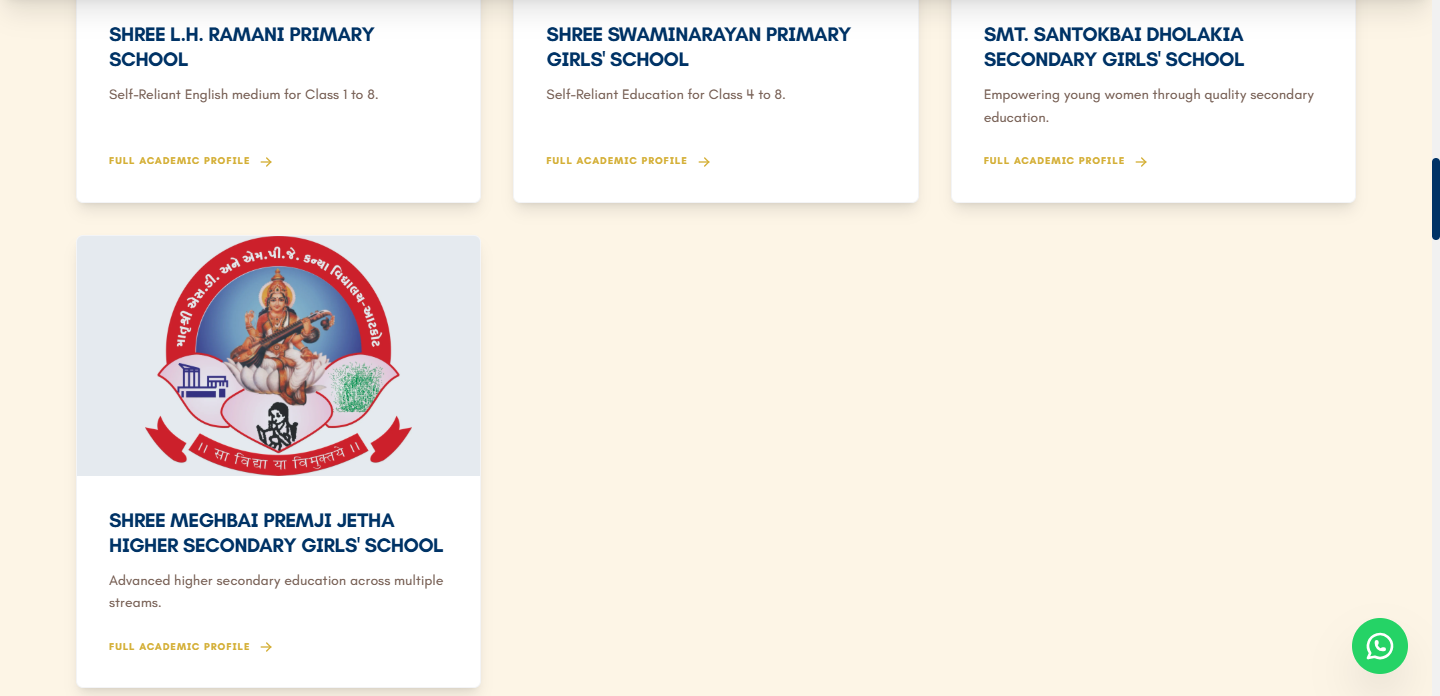 Shree MDBP organization web platform